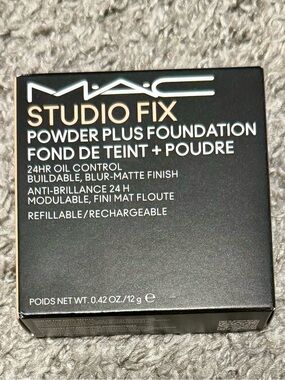 MAC Studio Fix Powder Plus Foundation (24HR Oil Control/BlurMatte) NIB Full Size